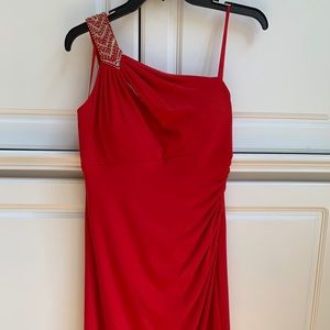 NWT Cache SEXY Red One Shoulder Formal Party Dress